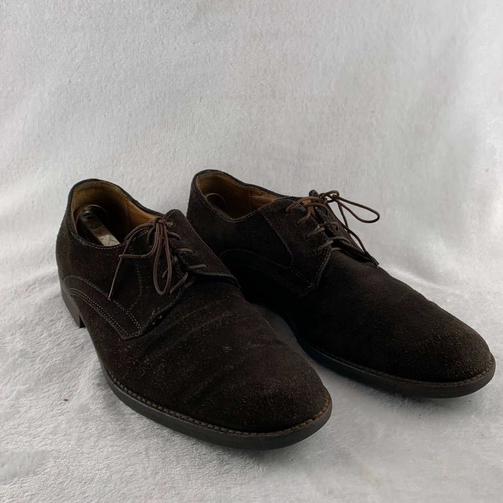Classic Men's Brown Suede Shoes